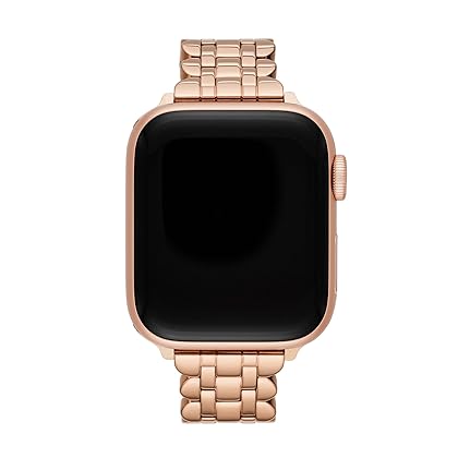 Kate Spade New York Interchangeable Stainless Steel Band Compatible with Your 42/44/45mm Apple Watch- Straps for Apple Watch Series 8/7/6/5/4/3/2/1/SE