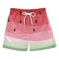 Boys Swim Trunks Quick Dry Toddler Beach Swimsuit Board Shorts for Kids Adjustable Waist
