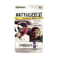 EyeBlack BattlePaint – Bright Colored Under Eye Black Grease for Pro Athletes and Super Fans – 1 Stick - Purple, 0.16 Ounce (Pack of 1)