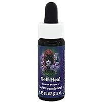 Flower Essence Services Quintessentials Self-Heal Supplement Dropper, 0.25 Fluid Ounce