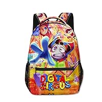 The Amazing Digital Circus Backpack Cartoon Large Capacity Shoulder Backpack for Outdoor Travel