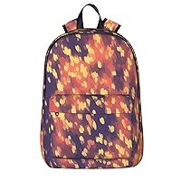 Gold Texture Printing Pattern Backpack Printing Backpack Light Casual Backpack Capacity 16 Inch With Laptop Compartmen