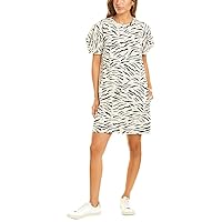 Velvet by Graham & Spencer Women's Prima Zebra Fleece Dress
