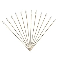 500pcs 6 Inch Long Precision Tips Cotton Swabs with Wooden Stick, Pointed Cotton Buds,Cotton Tipped Applicators for Cleaning Gun,Electronics,Hard-to-Reach Areas and Makeup