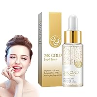 24k Gold Collagen Booster Serum,Pure 24K Gold Serum for Face,Hyaluronic Acid Serum for Face Korean,Anti Aging Serum for Face and Wrinkles,Anti-Wrinkle - Brightening Serum (1PCS)