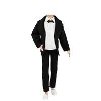 31Pcs Doll Clothes and Accessories for Ken Doll Include T-Shirts Shirts  Pants Tank Tops Swimming Trunks Shoes Hanger Diving Suits Swimming Ring