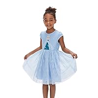 Disney Frozen Elsa Dress for Girls Tutu Dresses for Toddler Girls Tulle Toddler Dress Casual Toddler Princess Dress