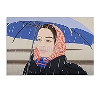 GURIDO Artist Alex Katz Painting Art Poster Simple Poster (3) Canvas Poster Wall Art Decor Print Picture Paintings for Living Room Bedroom Decoration Unframe-style 12x08inch(30x20cm)