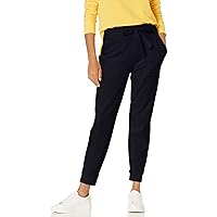 Daily Ritual Women's Relaxed-Fit Terry Cotton and Modal Patch Pocket Jogger Pants