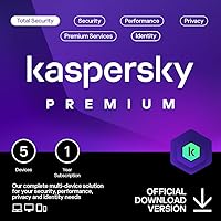 Kaspersky Premium Total Security 2024 | 5 Devices | 1 Year | Anti-Phishing and Firewall | Unlimited VPN | Password Manager | Parental Controls | 24/7 Support | PC/Mac/Mobile | Online Code Kaspersky Premium Total Security 2024 | 5 Devices | 1 Year | Anti-Phishing and Firewall | Unlimited VPN | Password Manager | Parental Controls | 24/7 Support | PC/Mac/Mobile | Online Code Kaspersky Total Security Kaspersky Internet Security