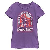 STAR WARS Book of Boba Fett The New Boss Girls Short Sleeve Tee Shirt