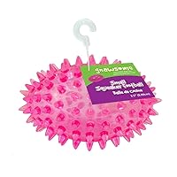 Gnawsome™ 3.5” Spiky Squeaker Football Dog Toy - Small, Cleans Teeth and Promotes Good Dental and Gum Health for Your Pet, Colors will vary