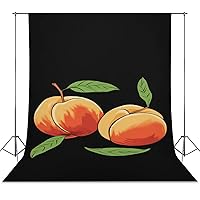 Peaches Fruit Background Photo Backdrop Curtain for Photography Photo Shoot Video Recording 56