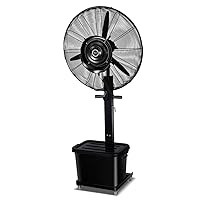 Fans,Commercial Fan, Industrial Fans,Cooling, Adjustable Height Oscillating Outdoor Pedestal Fan