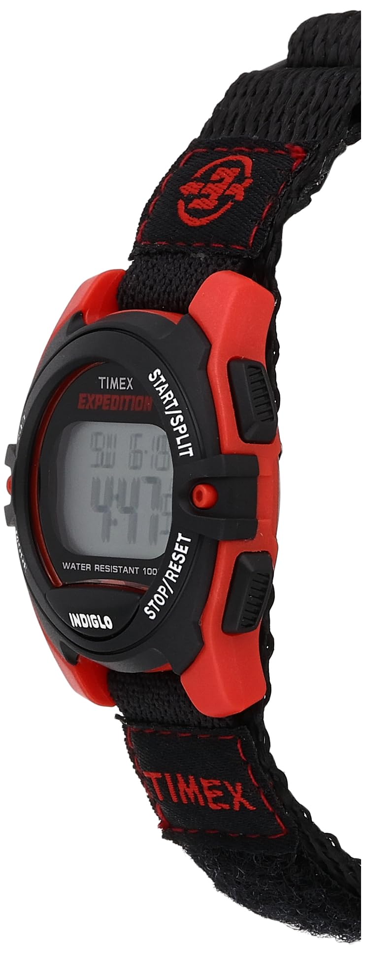 Timex Unisex TW4B02400 Expedition Mid-Size Digital CAT Black Fast Wrap Strap Watch