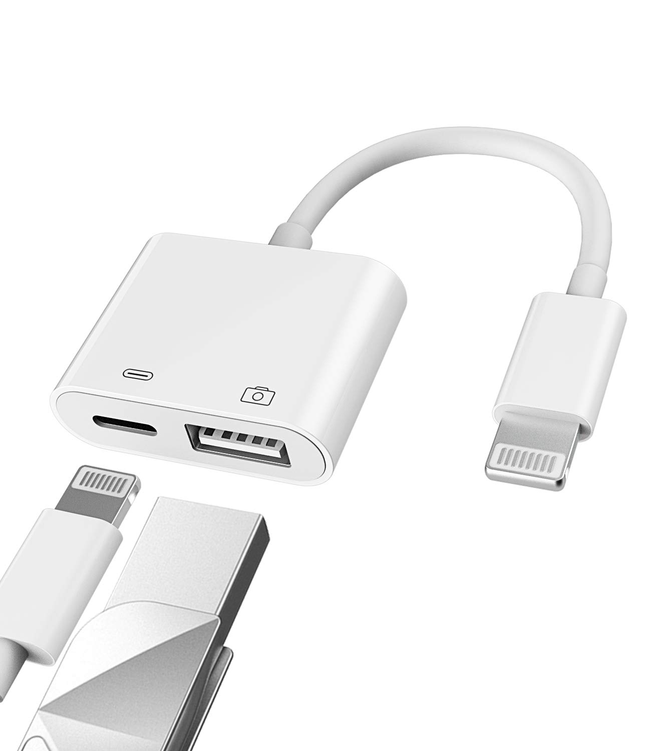 Top 99+ imagen lightning to female usb cable