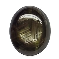 3.59 Ct. Natural Oval Cabochon Black Star Sapphire Thailand Loose Gemstone