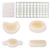 LotFancy Hydrocolloid Bandages, 15 Blister Pads and 252 Acne Patches, Pimple Patches for Face, Blister Bandages Cushion for Foot, Toe, Heel Blister Prevention & Recovery