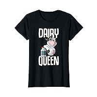 Milk Queen Cow Farmer T-Shirt