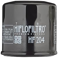 HiFloFiltro HF204C Chrome Standard Premium Oil Filter, Single