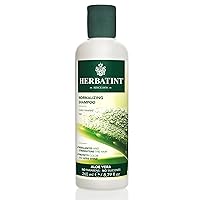 Herbatint Normalizing Shampoo for Color-Treated, Normal Hair - Aloe Vera to Rebalance, Strengthen, & Add Shine - No Parabens, Sulfates, Gluten - 8.79 fl oz.