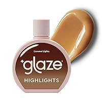 glaze Super Color Conditioning Gloss, Caramel Lights 6.4flo.oz (2-3 Hair Treatments) Award Winning Hair Gloss Treatment & Semi Permanent Hair Dye. No Mix Hair Mask Colorant with Results in 10 Minutes