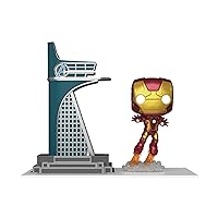 Pop! Town: Avengers: Age of Ultron - Avengers Tower with Iron Man (Glow-in-The-Dark) PX Vinyl Figure