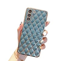 BaraSh Electroplated Diamond Checkerboard Case, Multi-Colour, Drop-Proof, for Samsung Galaxy S22 S21 Ultra Plus A12 A52 A72 A32 A33 A53 Note20 Phone Case (Grey,A53)