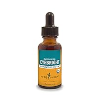 Herb Pharm Certified Organic Eyebright Liquid Extract for Respiratory System Support - 1 Ounce, clear