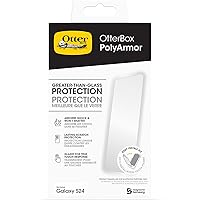 OtterBox Samsung Galaxy S24 Screen Protector Polyarmor - CLEAR, presicion fit, crystal clarity, flawless touch response, easy installation