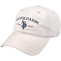 U.s Polo Assn. Embroidered Pony Horse Logo Since 1890 Adjustable Cotton Baseball Hat with Curved Brim