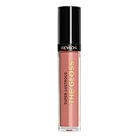 Revlon Lip Gloss, Super Lustrous The Gloss, Non-Sticky, High Shine Finish, 215 Super Natural