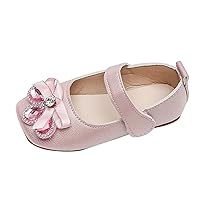 Summer And Autumn Fashion Girls Casual Shoes Solid Color Ribbon Bow Flat Lightweight Kids High Heel Boots for Girls