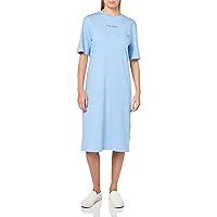 A｜X ARMANI EXCHANGE Women's Short Sleeve Cotton Jersey T-Shirt Dress