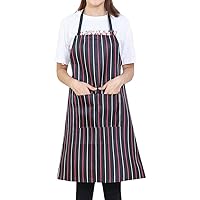 Women Cooking Chef Home, Kitchen & Restaurant Bib Apron Dress Pocket Apron