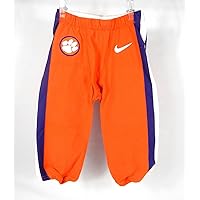 2016-18 Clemson Tigers Game Issued Pos Used Orange Pants Nike 30 021S - College Game Used