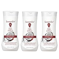 Summer's Eve Simply Free and Gentle Cleansing Wash, Coconut Water, 12 Fl Oz (Pack of 3)