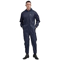 ACSUSS Mens Long Sleeve Work Jumpsuit Zip-Front Work Coverall Mechanic Uniform with Pockets