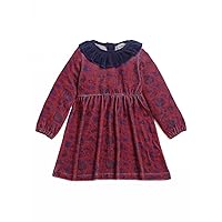 100% Cotton Toddler/Little Girl Dress | Soft and Comfortable | Flannel/Corduroy/Velour | Fall/Winter/Spring.