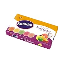 Jelly Belly Sunkist® Fruit Gems Box - 14 Ounces of Assorted Flavors - Made with Real Fruit Juices - Genuine, Official, Straight from the Source