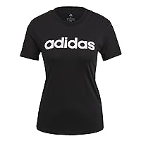 adidas GL0769 W LIN T T-Shirt Women's Black/White Size S/S