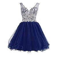 Beaded Short Prom Evening Gown Homecoming Cocktail Party Dresses