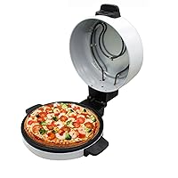 Electric Pizza Maker, 12 Inch Home Toasters, Portable Automatic Temperature Control Electric Baking Pan, With Indicator Light, Cooker For Steak, Bread, Pizza