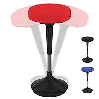 Wobble Stool Standing Desk Stool - tall office chair for standing desk chair wobble stools for classroom seating adhd chair height adjustable stool 23-33
