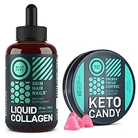WILD FUEL Liquid Collagen and Keto Candy Beauty and Fitness Bundle