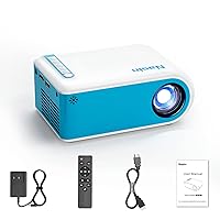 Mini Projector, Nasin Portable Projector 1080P Supported Small Home Theater Movie Projector Compatible with iPhone/Android Phone, Laptop, TV Stick, HDMI, USB