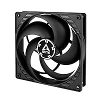 ARCTIC P14 PWM PST CO - 140 mm Case Fan with PWM Sharing Technology (PST), Pressure-optimised, Dual Ball Bearing for Continuous Operation, Computer, 200-1700 RPM (0 RPM <5%) - Black