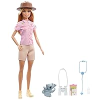 Barbie Careers Doll & Playset, Zoologist Theme with Fashion Doll, Themed Clothing and Accessories