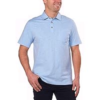 IZOD Men's Pocket Polo Shirt (Clear Air - 2X-Large)