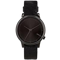 Komono KOM-W2704 Women's Watch, Parallel Import Product, Black, Dial Color - Black, Watch 3 Hand